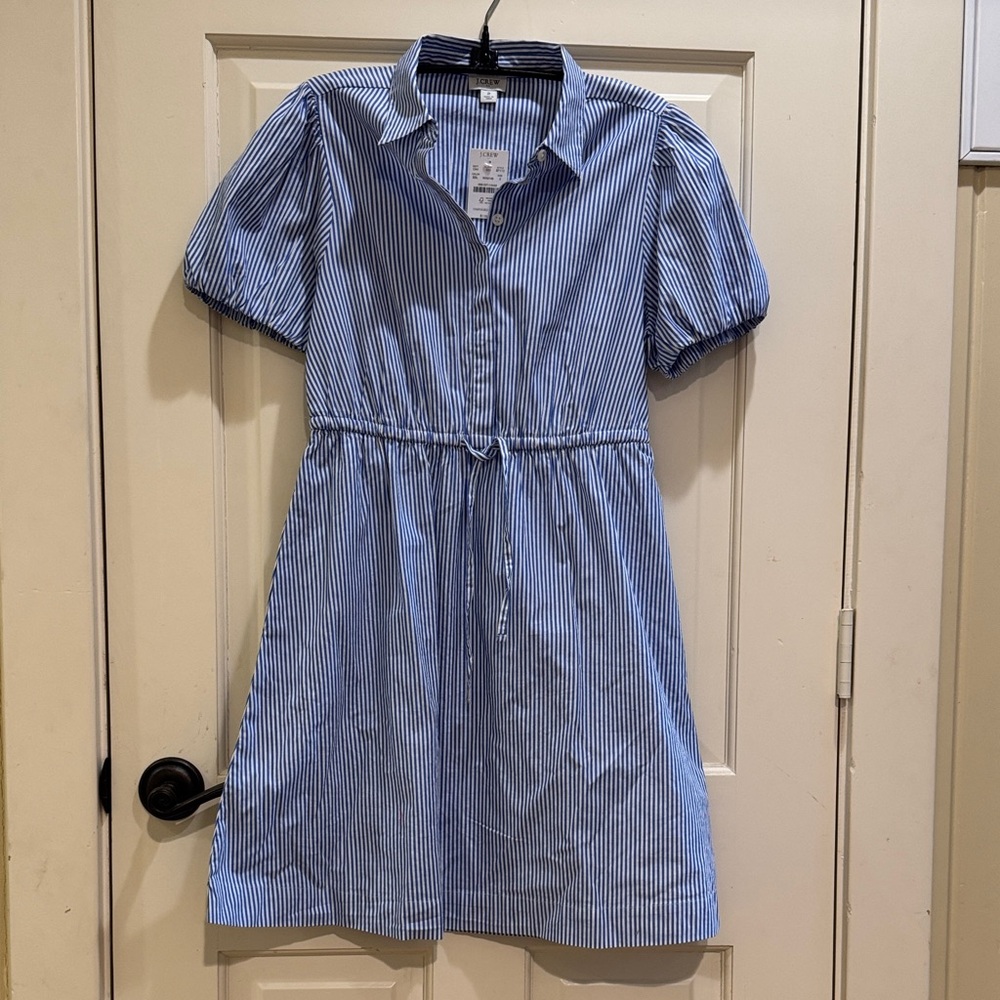 Blue Striped Dress